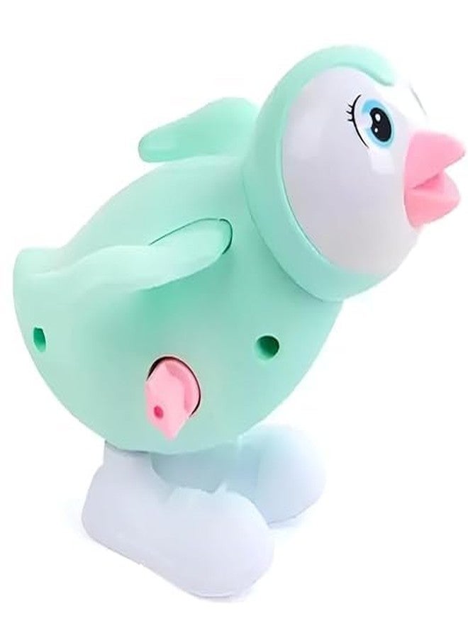 acrown Cute Animal Toys for Kids Sensory Worm Animal Wind up Colorful Toy Insect Figurines for Boys and Girls Multicolor (Penguin) - Image 1